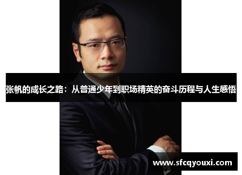 张帆的成长之路：从普通少年到职场精英的奋斗历程与人生感悟